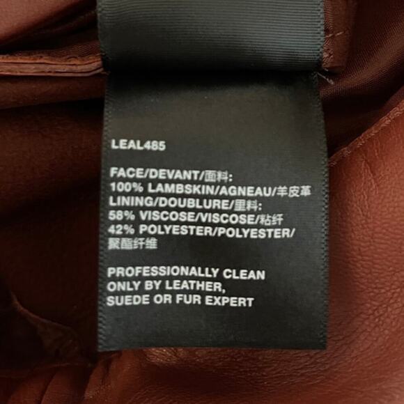 Lafayette 148 New York Sullivan Leather Shorts Size 12 - Picture 7 of 7